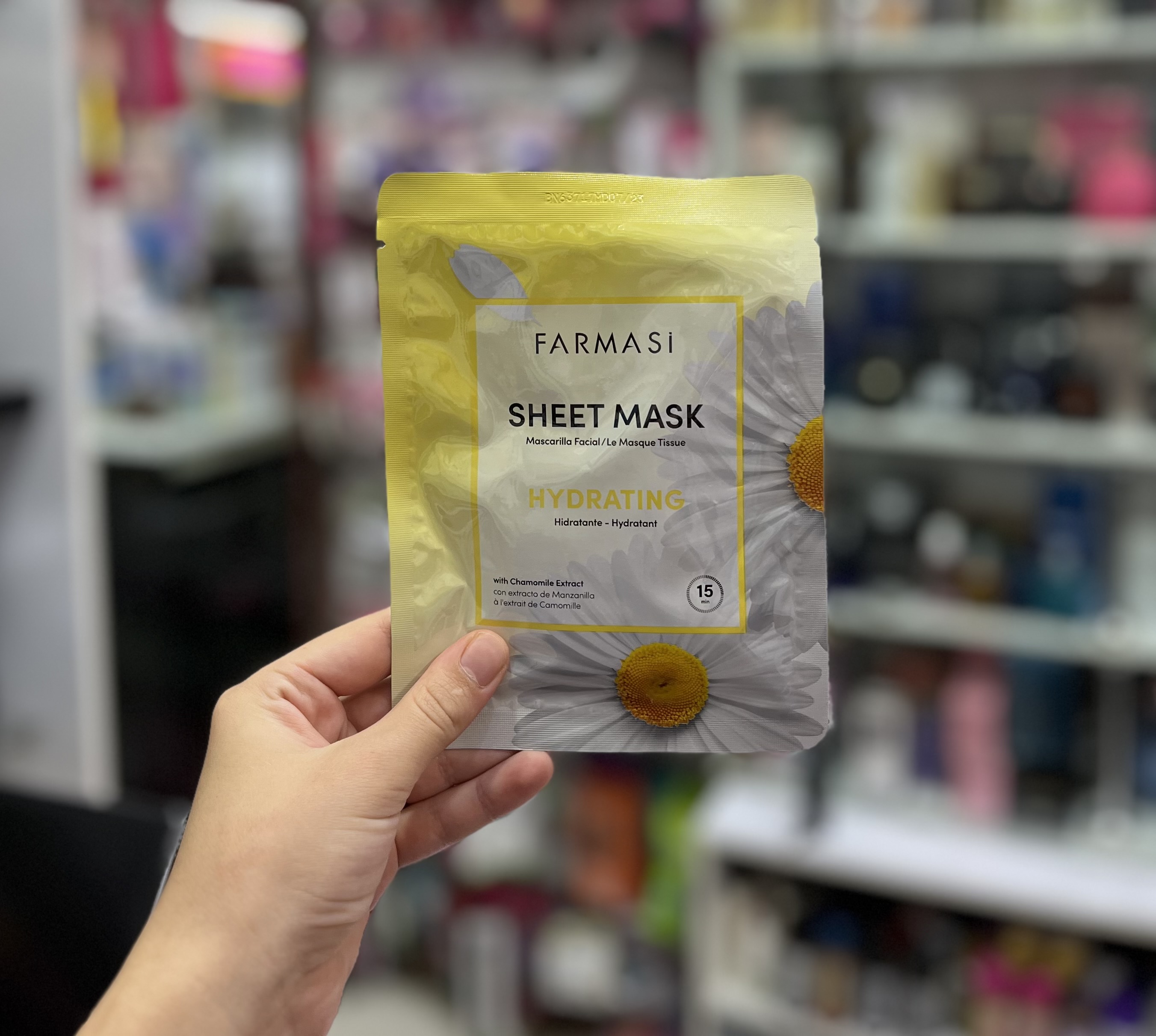 ماسک ورقه ای آبرسان بابونه فارماسی Sheet Mask Farmasi Hydrating