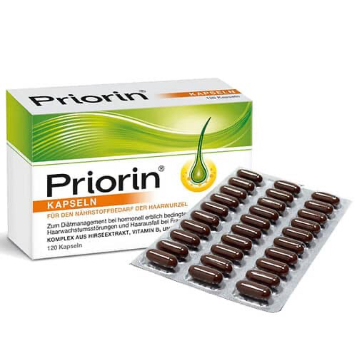 قرص پریورین (Priorin) اصل آلمان یک ورقه ایی