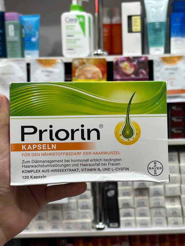 قرص پریورین (Priorin) اصل آلمان یک ورقه ایی