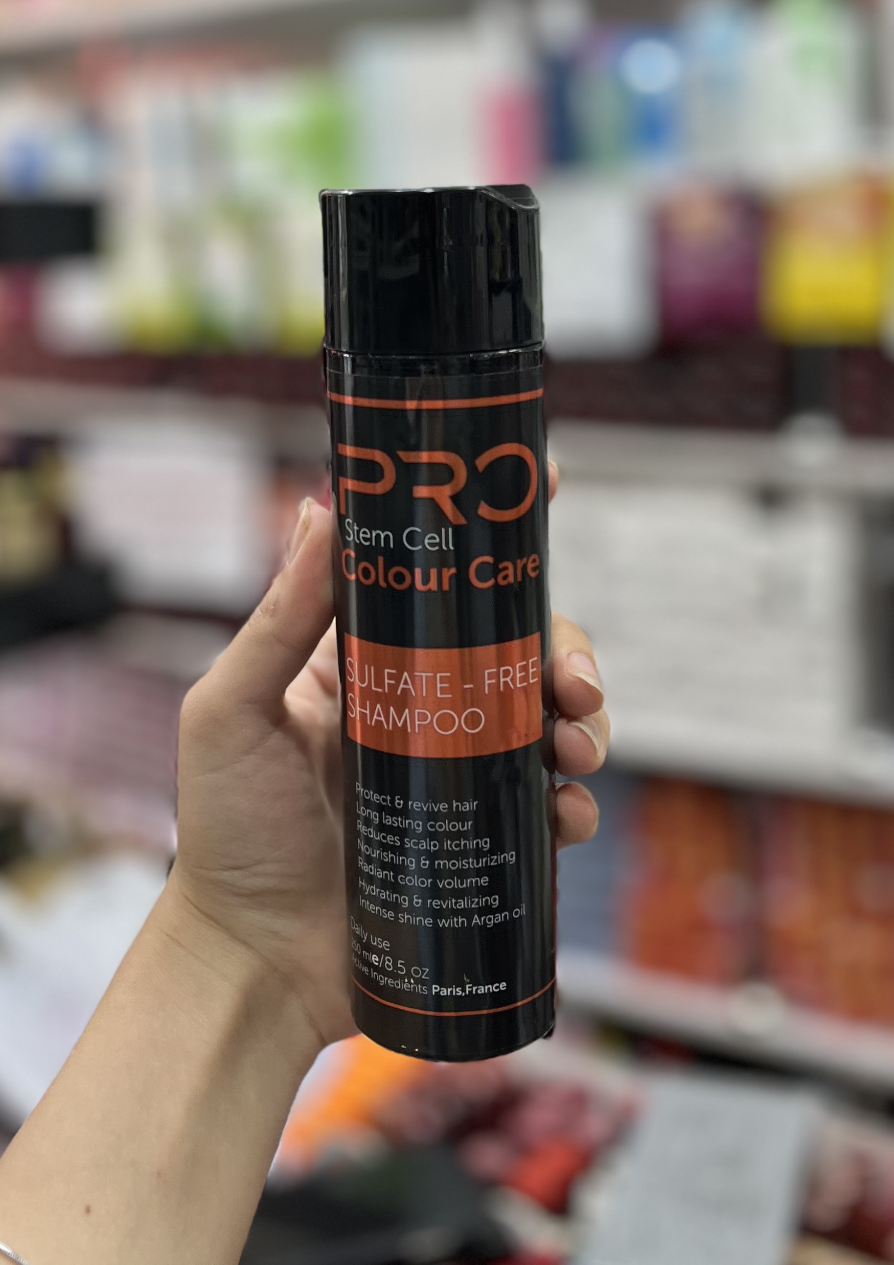 شامپو موهای رنگ شده و هایلایت پرو استم سل PRO Stem Cell رنگ نارنجی حجم 250 میل