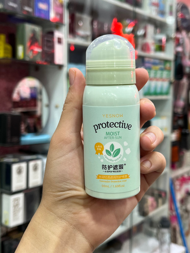 اسپری بعد از آفتاب YESNOW Protective Moist After Sun Spray – مرطوبکننده، ترمیمکننده و تسکیندهنده پوست، حجم 50 میل