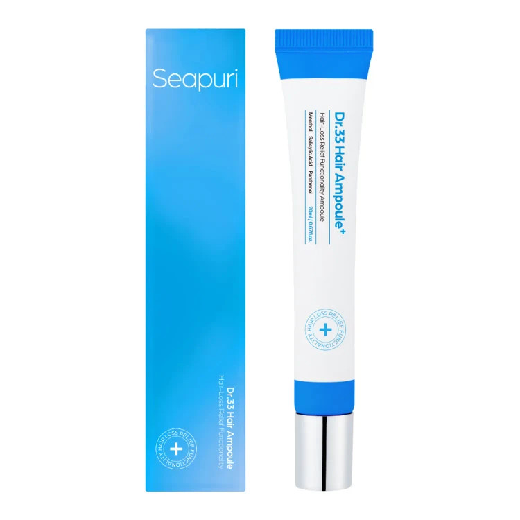 آمپول ضد ریزش مو سیاپوری مدل Dr.33 Hair Ampoule+ حجم 20 میلیلیتر