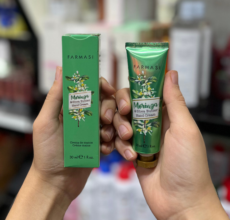 کرم دست فارماسی - مدل Moringa & Shea Butter (مورینگا و شیباتر)سبز